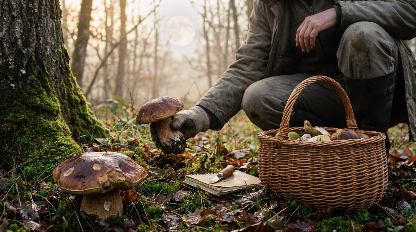 Quand et comment ramasser les champignons avec la Lune ?